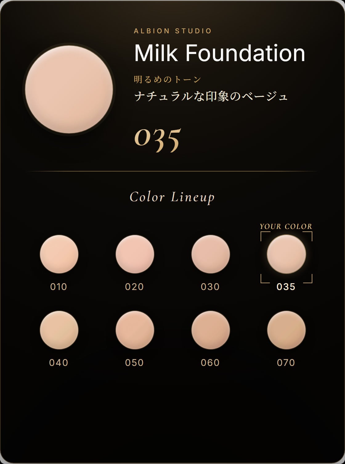 あなたのカラーチェック結果カード