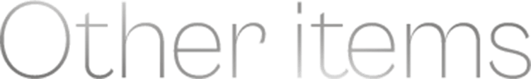 Other items
