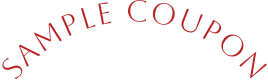 SAMPLE COUPON