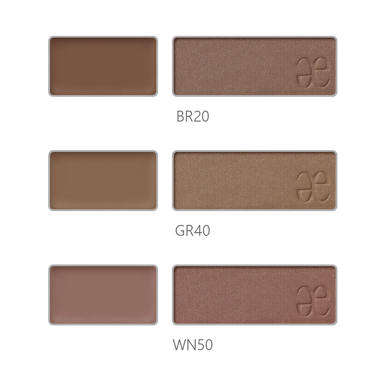 エレガンス アイブロウ デュオ パレット