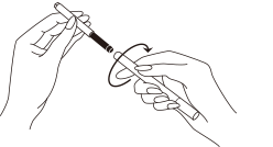 【ホルダー】エレガンス ファインラスティング ジェルアイライナー ホルダーセット方法画像