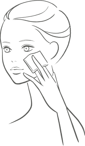 アルビオン フィオナ クレンジングウォーターご使用方法画像