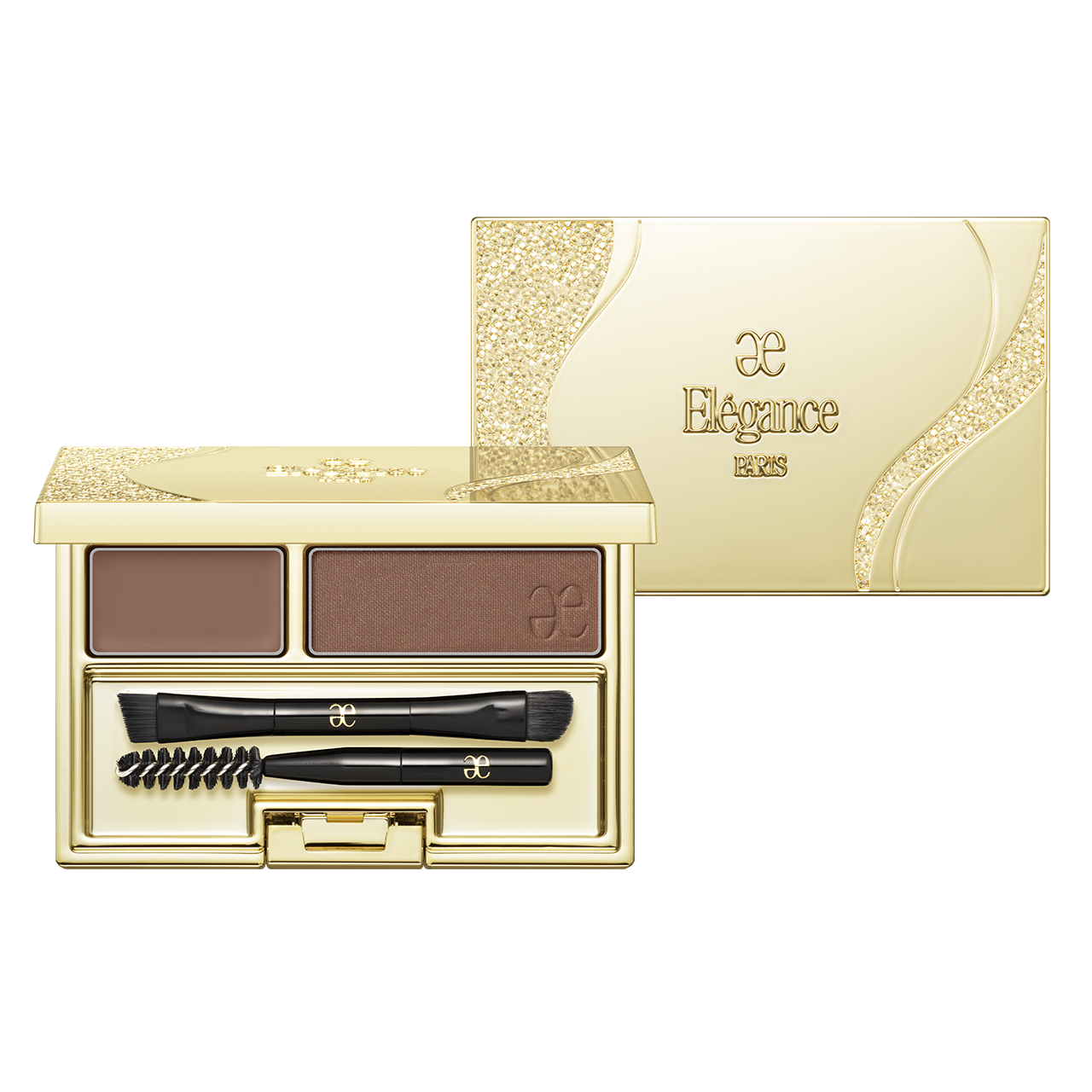 エレガンス アイブロウ デュオ パレット