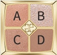 A＝左上、B＝右上、C＝左下、D＝右下