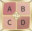A＝左上、B＝右上、C＝左下、D＝右下