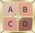 A＝左上、B＝右上、C＝左下、D＝右下