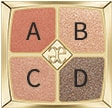 A＝左上、B＝右上、C＝左下、D＝右下