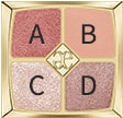 A＝左上、B＝右上、C＝左下、D＝右下